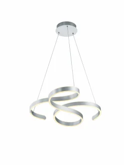 Trio Leuchten LED - Pendelleuchte 1 flg silberfarben