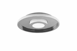 Trio Leuchten LED-Deckenleuchte 1flg silberfarben