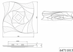 Trio Leuchten LED-Deckenleuchte 1flg weiß