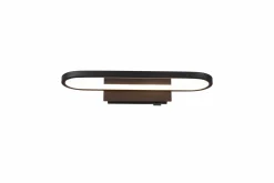 Trio Leuchten LED-Wandleuchte 1flg schwarz