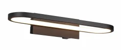 Trio Leuchten LED-Wandleuchte 1flg schwarz