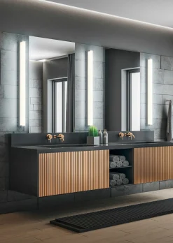 Trio Leuchten LED-Wandleuchte 1flg silberfarben