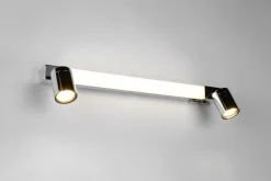 Trio Leuchten LED-Wandleuchte 3flg silberfarben