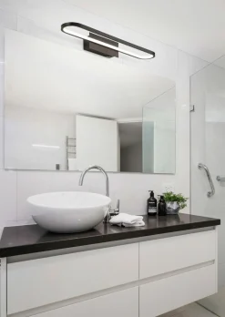 Trio Leuchten LED-Wandleuchte 1flg schwarz