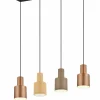 Trio Leuchten Pendelleuchte 4flg mehrfarbig