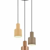 Trio Leuchten Pendelleuchte 3flg mehrfarbig