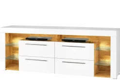TV-Lowboard weiß