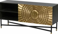 TV-Schrank goldfarben