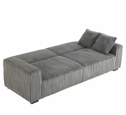 Verwandlungssofa grau