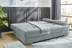 Verwandlungssofa grau