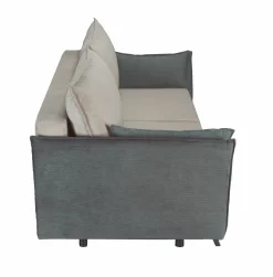 Verwandlungssofa grau