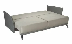 Verwandlungssofa grau