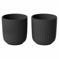Villeroy & Boch 2er Becher schwarz