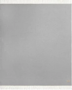 Villeroy & Boch Fransenplaid graublauschwarz