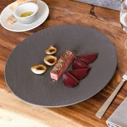 Villeroy & Boch Pizzateller 31,8cm schwarz