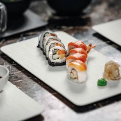 Villeroy & Boch Servierplatte 34,9x17,9cm weiß