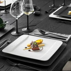Villeroy & Boch Speiseteller eckig 27,9x27,9cm weiß