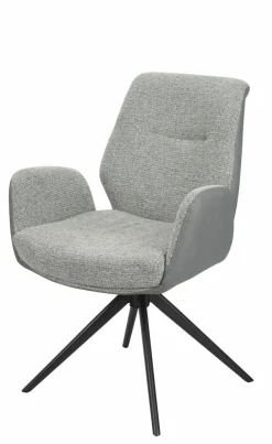 vito Armlehnenesszimmerstuhl grau grau