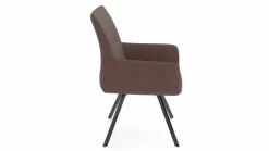 vito Armlehnenstuhl braun