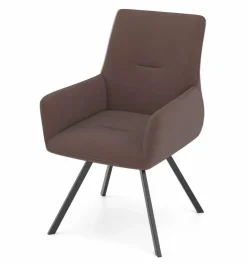 vito Armlehnenstuhl braun