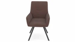 vito Armlehnenstuhl braun