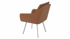vito Armlehnenstuhl braun