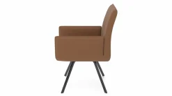 vito Armlehnenstuhl braun