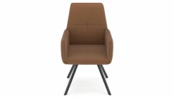 vito Armlehnenstuhl braun