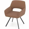 vito Armlehnenstuhl braun