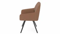 vito Armlehnenstuhl braun