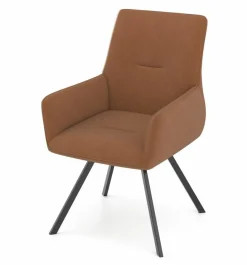 vito Armlehnenstuhl braun