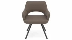 vito Armlehnenstuhl braun