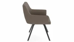 vito Armlehnenstuhl braun