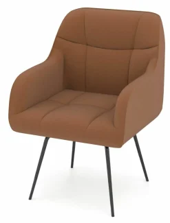 vito Armlehnenstuhl braun