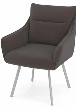 vito Armlehnenstuhl braun