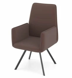 vito Armlehnenstuhl braun
