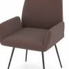vito Armlehnenstuhl braun