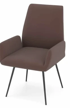 vito Armlehnenstuhl braun
