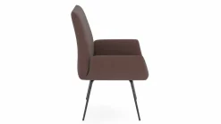 vito Armlehnenstuhl braun