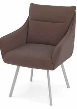 vito Armlehnenstuhl braun