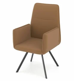 vito Armlehnenstuhl braun