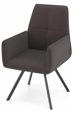 vito Armlehnenstuhl braun