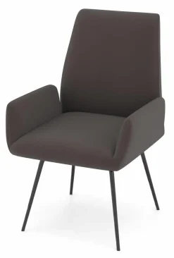 vito Armlehnenstuhl braun