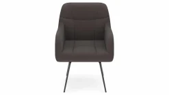 vito Armlehnenstuhl braunrot