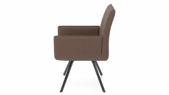 vito Armlehnenstuhl braun
