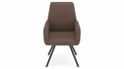 vito Armlehnenstuhl braun