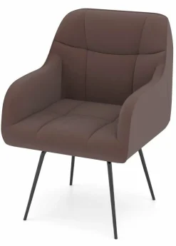 vito Armlehnenstuhl braun