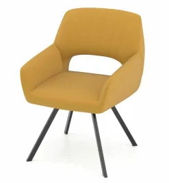 vito Armlehnenstuhl gelb