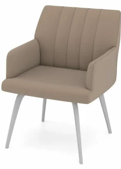 vito Armlehnenstuhl gelbschwarz