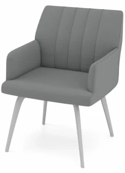 vito Armlehnenstuhl grau